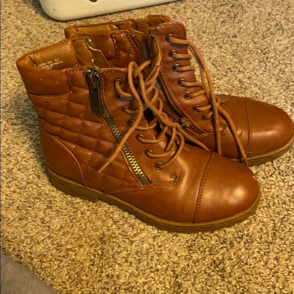 Brown boots